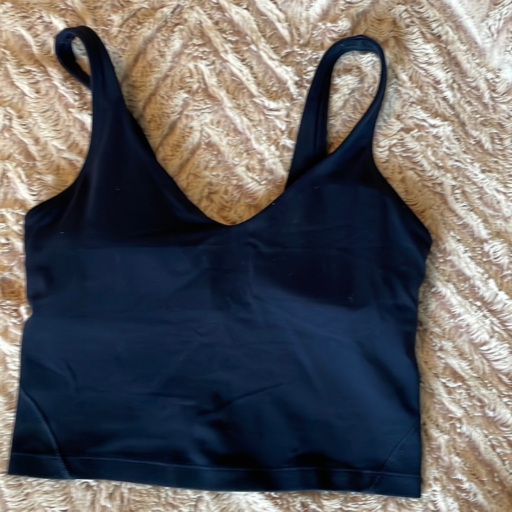 lululemon athletica Black Tank Top